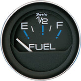 Faria 13001 Coral Fuel Gauge (E-1/2-F) - 2", Black